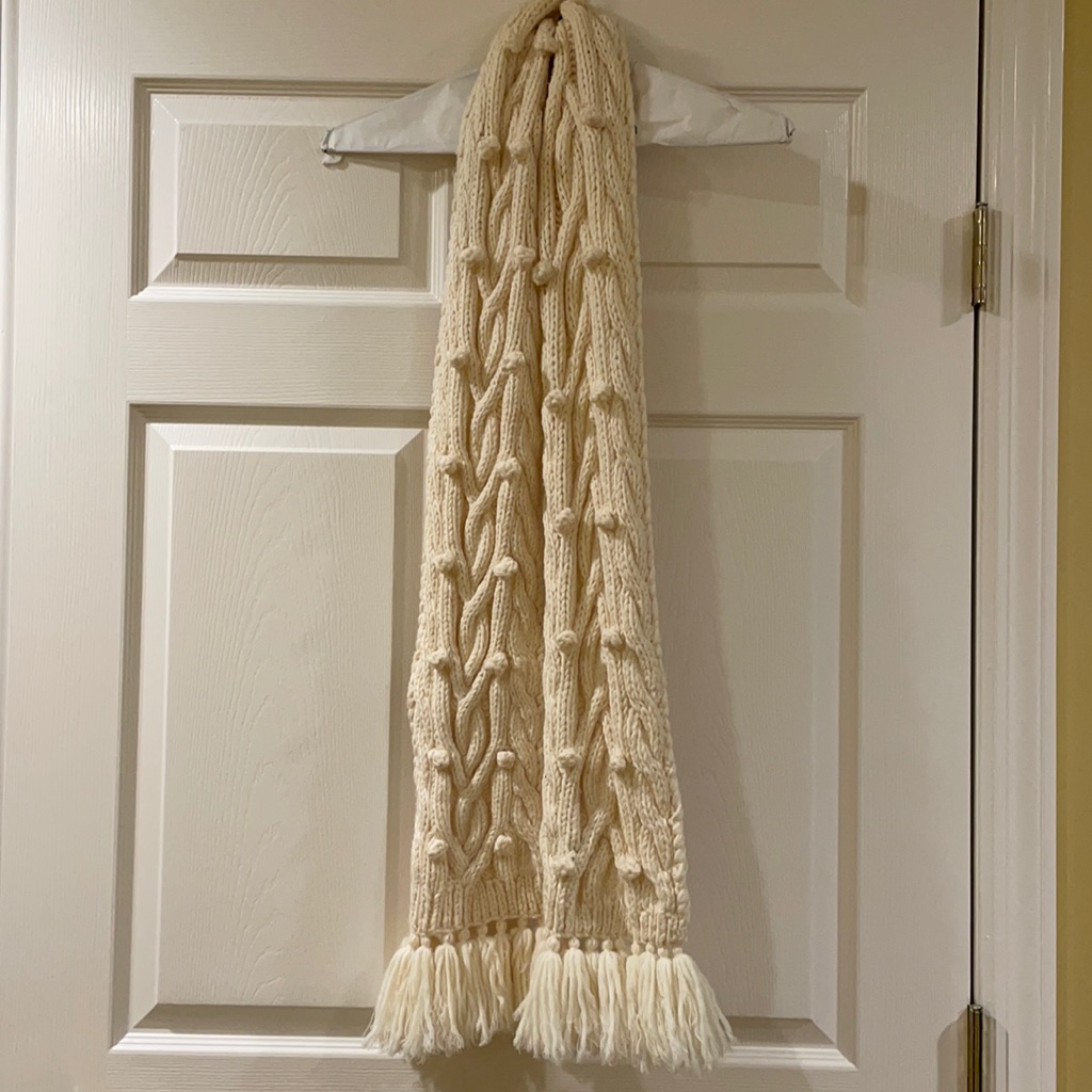 Jcrew Cream Scarf